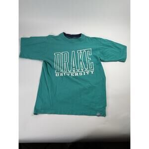 Vintage Drake University Gear For Sports T Shirt Mens Size XL Made In USA